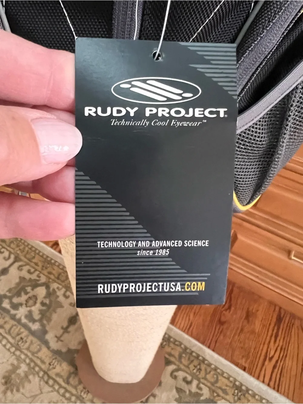 Rudy Project Gray & Black Backpack with Yellow Accents